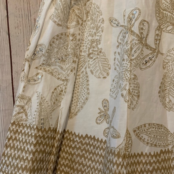 New a.n.a. A-line Swing Skirt Embellished 8 Petite - Picture 3 of 5